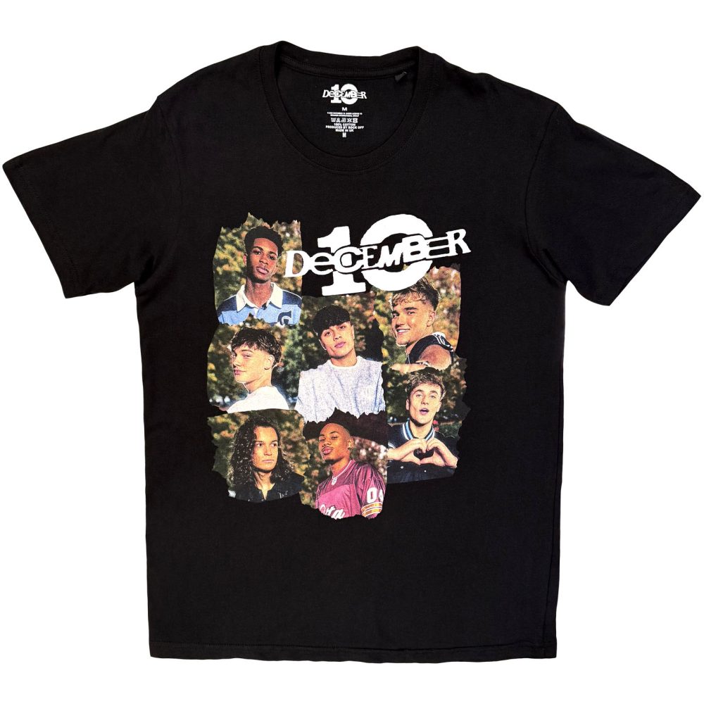 December 10. - Ripped Frame Damen TShirt - Schwarz